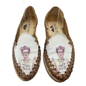 Segura, Shy FRIDA KAHLO Huaraches Sandals Slip On Women's SIZE MX 23 (US‎ 6)